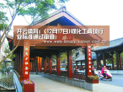 开云体育：(12月17日)煤化工两项行业标准通过审查